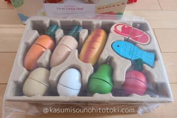 すくスクレンタルで届いた知育おもちゃの写真|Ed.Inter _ First Little Chef②箱から開封しても綺麗な状態