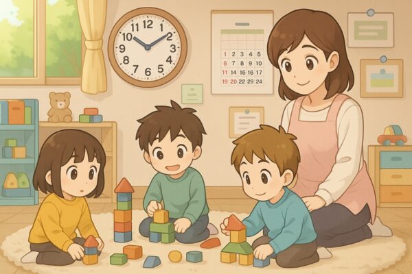 保育園・幼稚園では時間を意識した生活を送っています