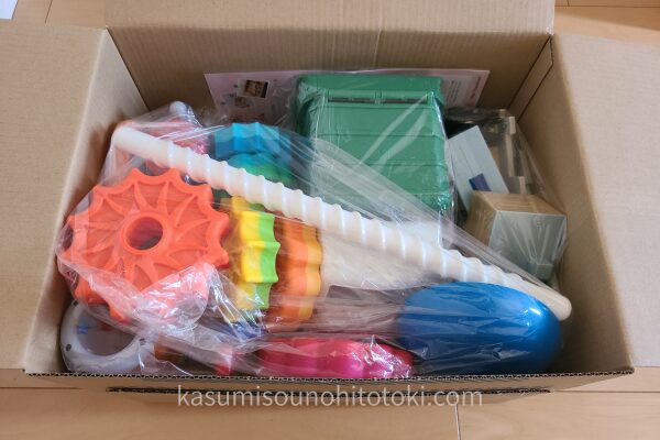 トイサブ！おもちゃの箱開封時